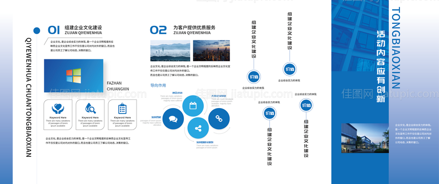 科创企业文化墙背景板-源文件