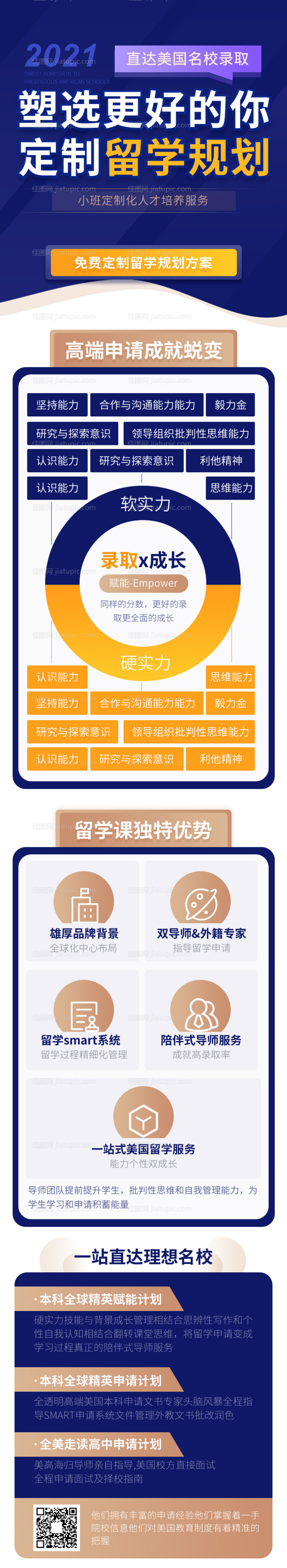 海外留学规划长图-源文件