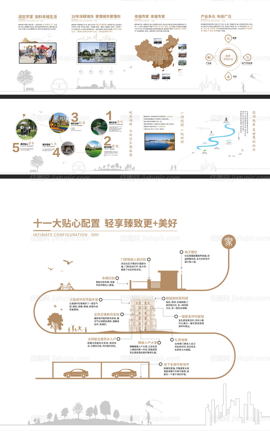 地产看房通道企业文化品背景板-源文件